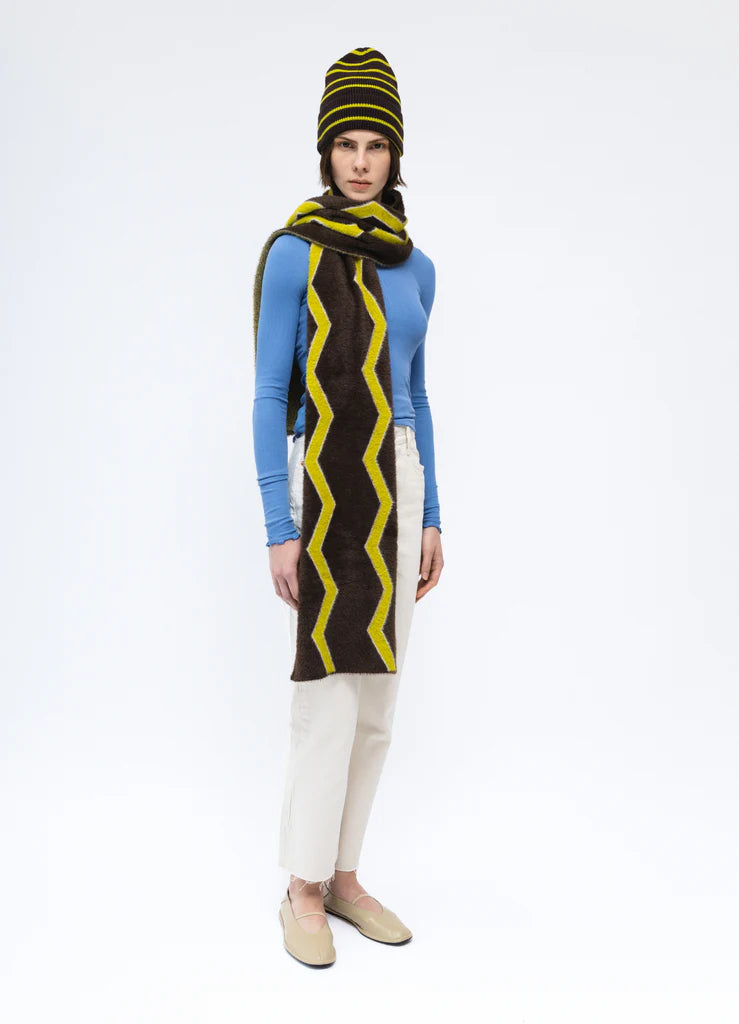 FISH Striped Knitted Beanie