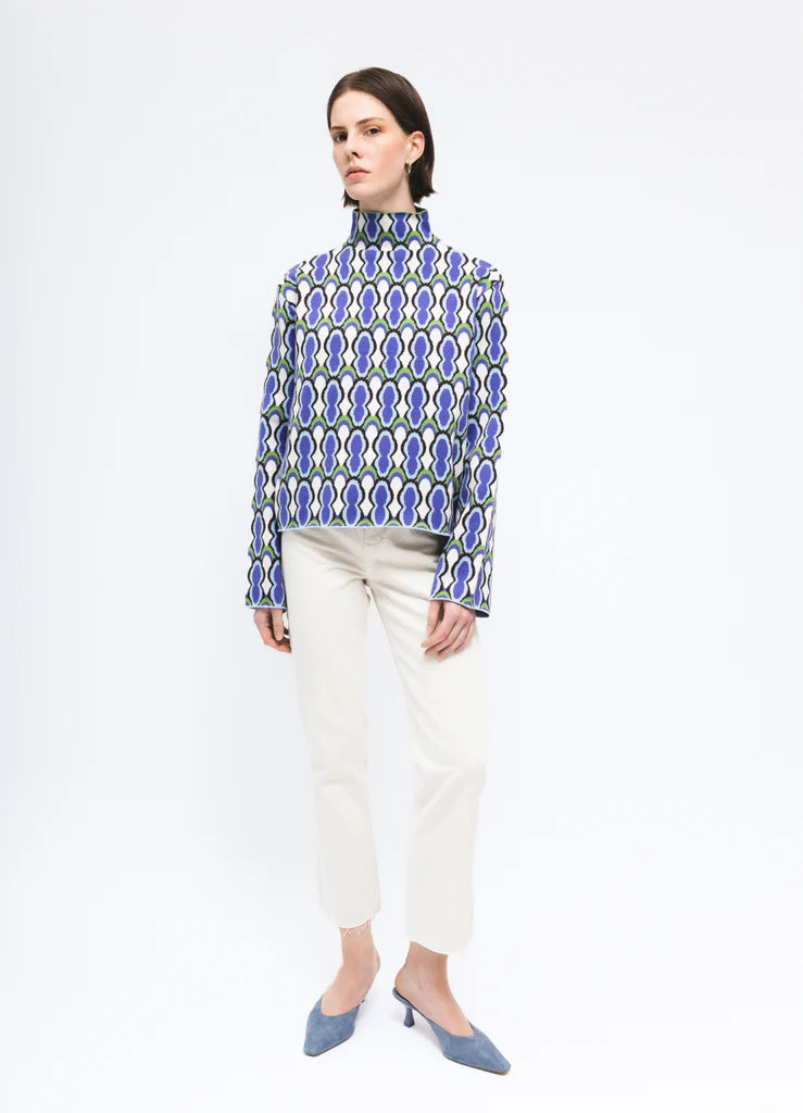 OYSTER Stand Collar Knitwear Sweater