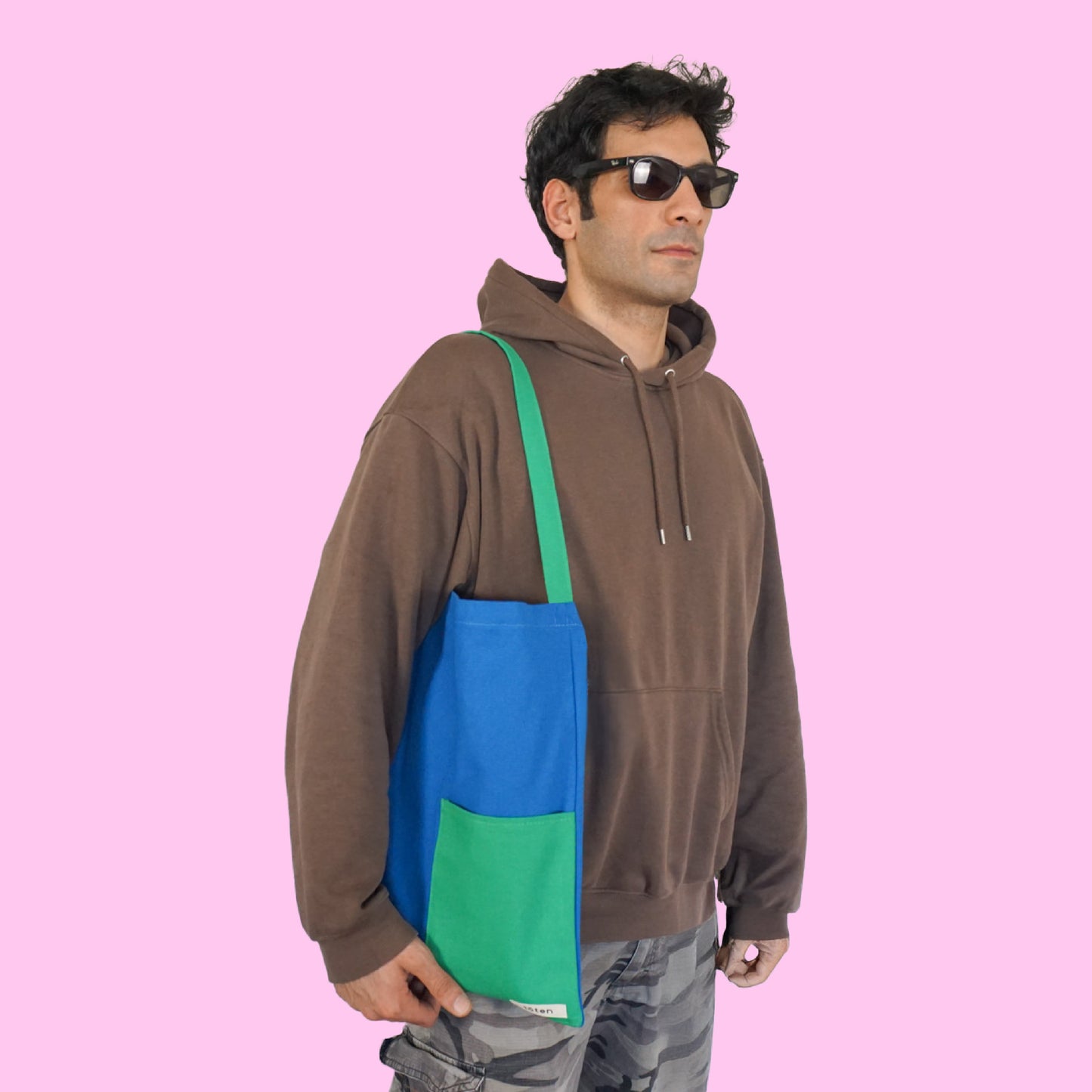 Mavi/Yeşil Totebag