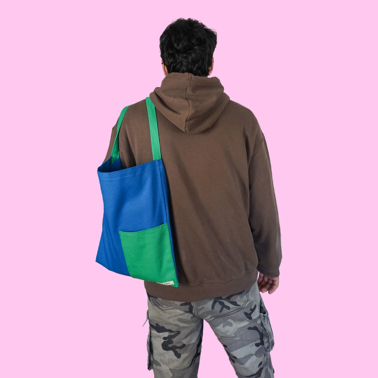 Mavi/Yeşil Totebag