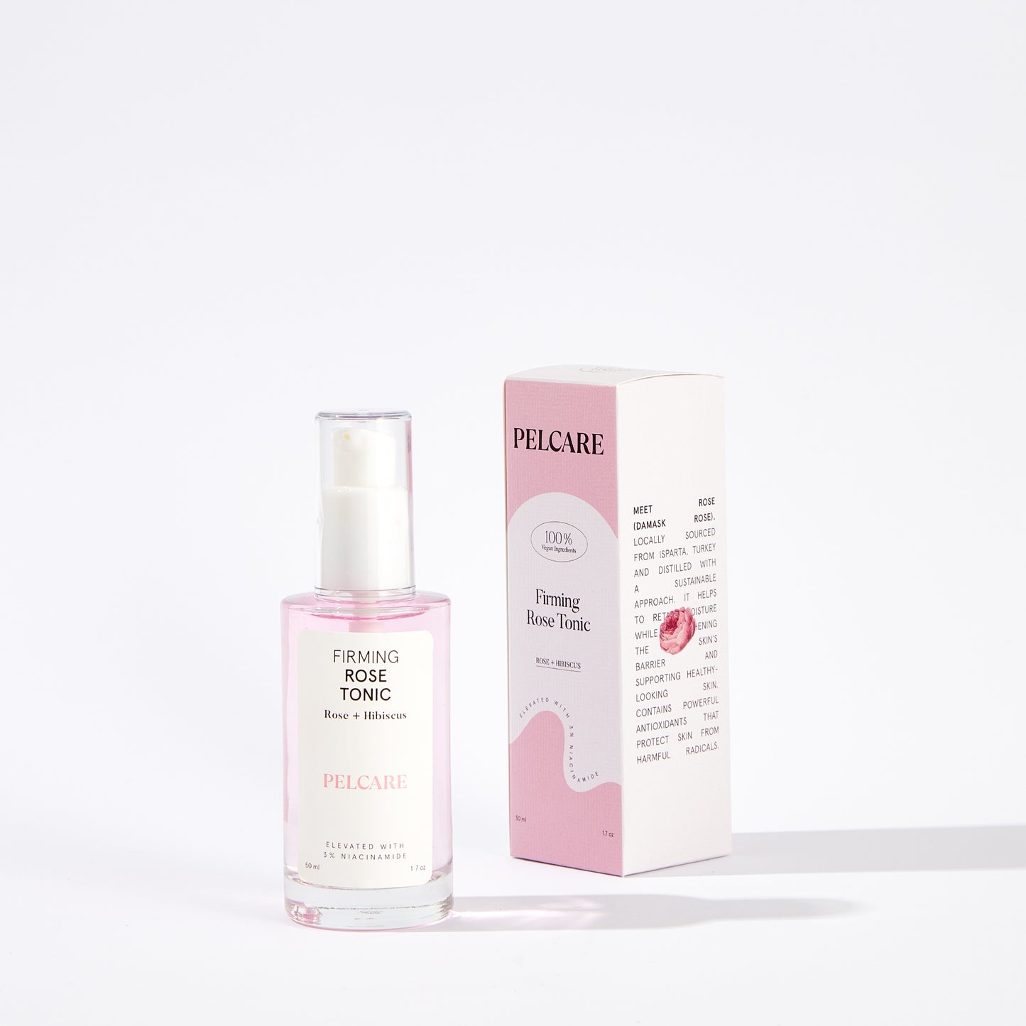 FIRMING ROSE TONIC - ANTI-PORE TONIC WITH ROSE WATER + NIACINAMIDE