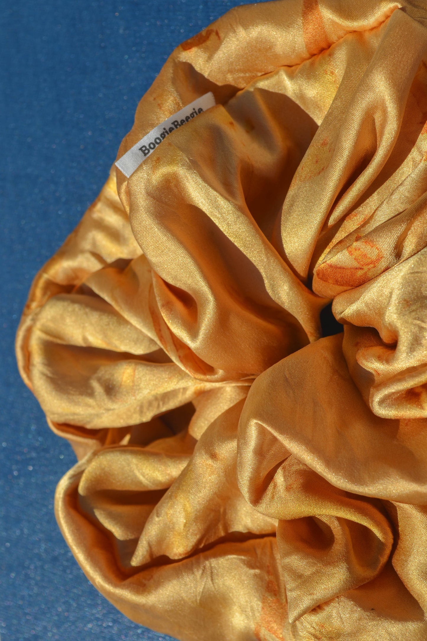 Gold Lover Joyful Silk Scrunchie
