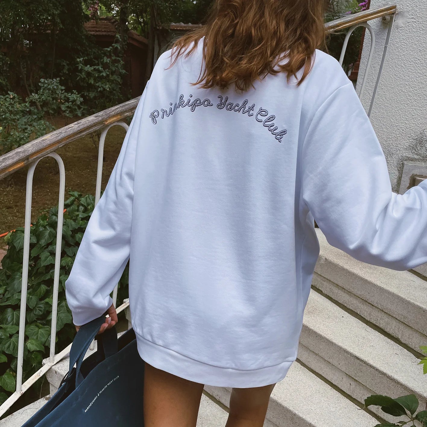 PRINKIPO YAT CLUB SWEATSHIRT LACİVERT