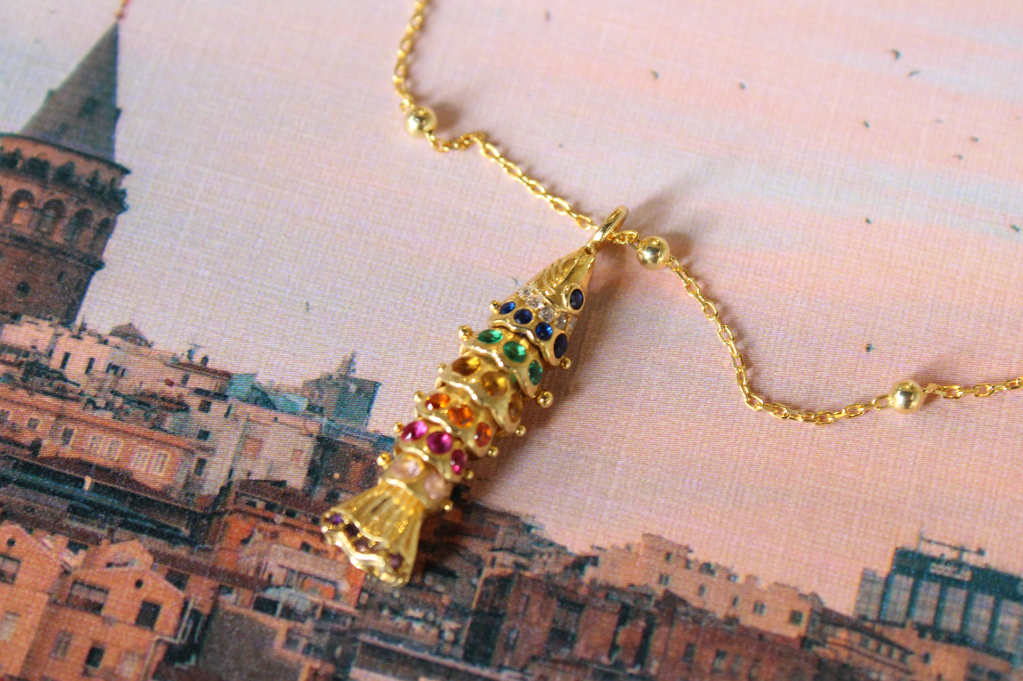 District | Istanbul Galata Fish Necklace
