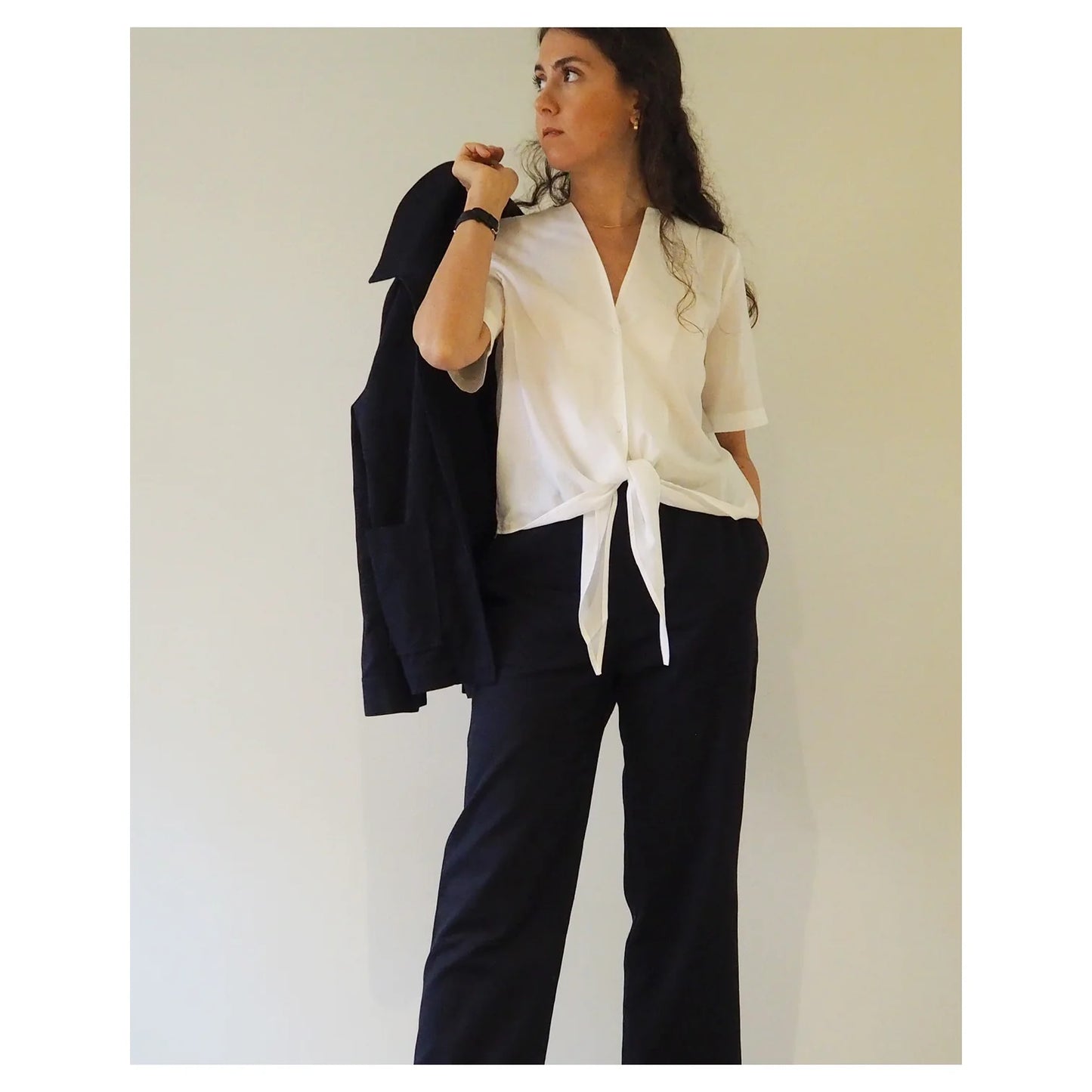 Jo Lacivert Pantolon