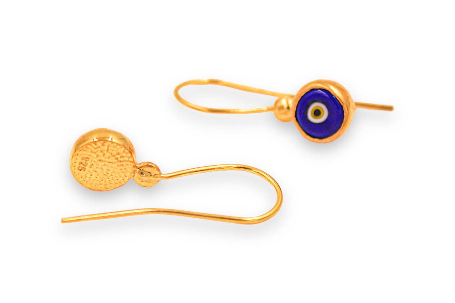 Marine | Levantine Evil Eye Bead Earring