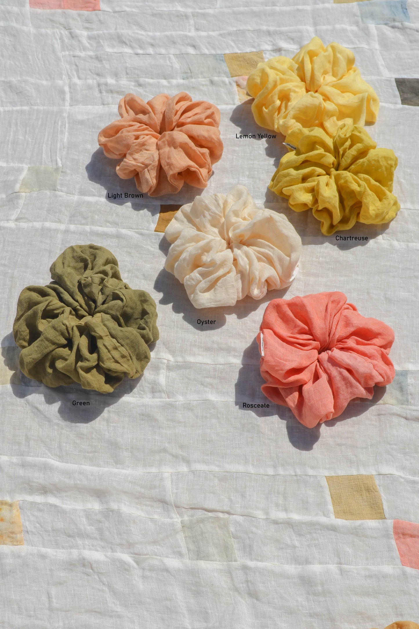 XL Linen Scrunchies