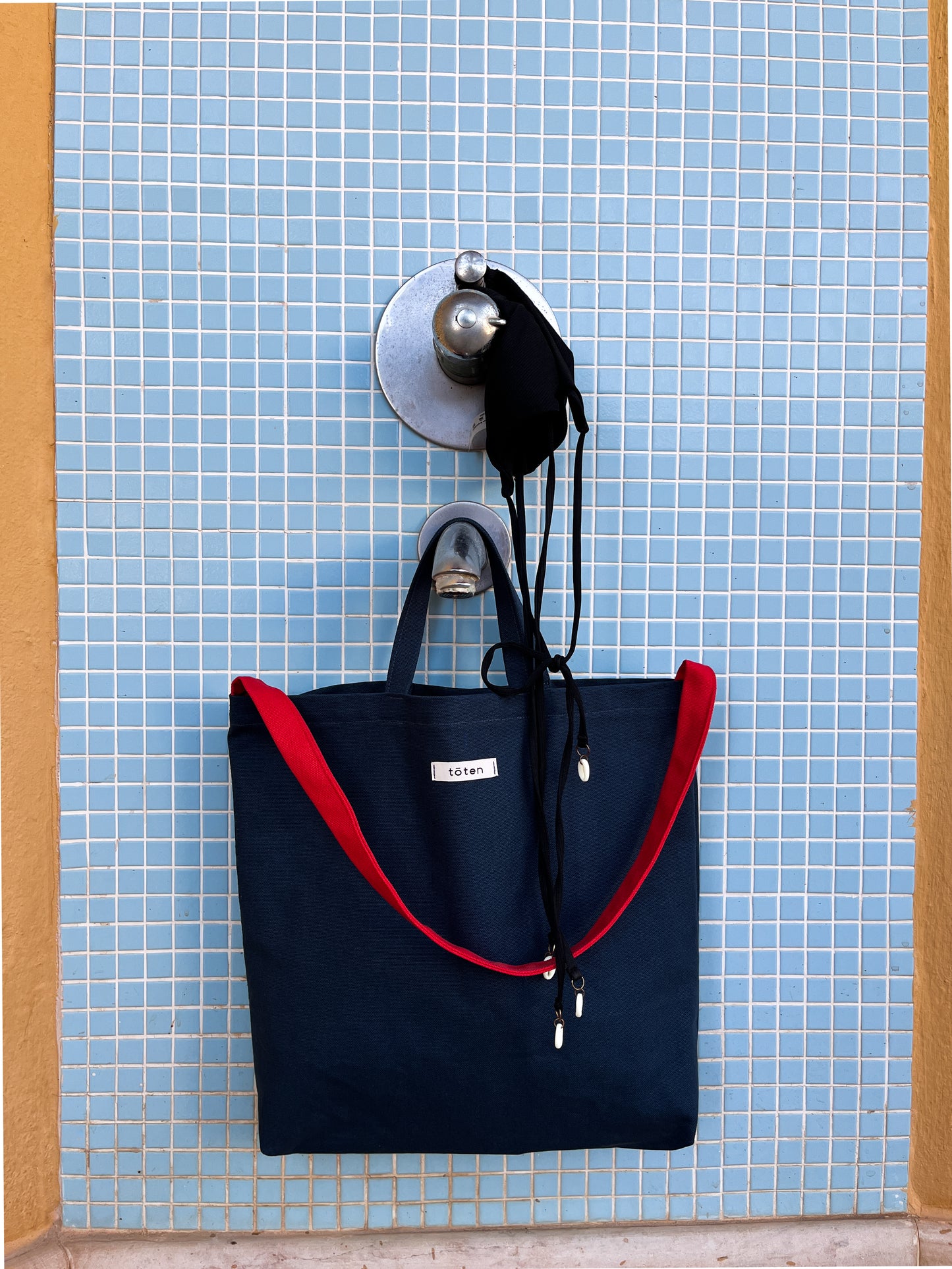 Antrasit/Kırmızı Totebag