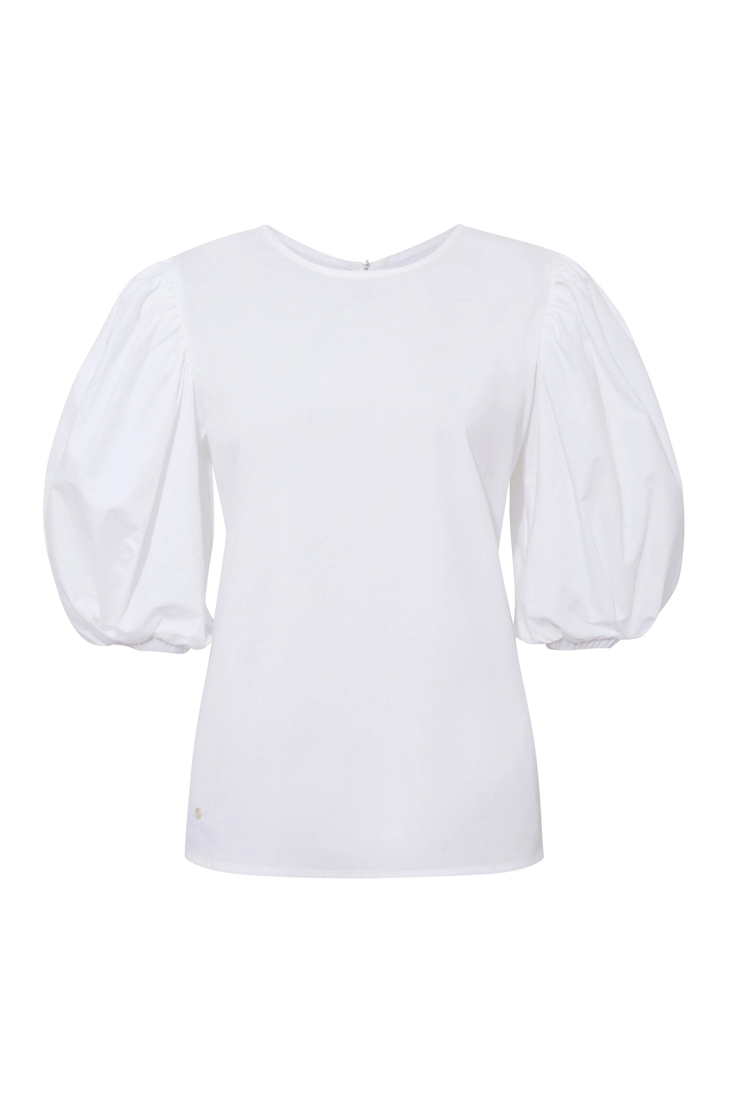 BACK TO FRONT TOP IN POPLIN