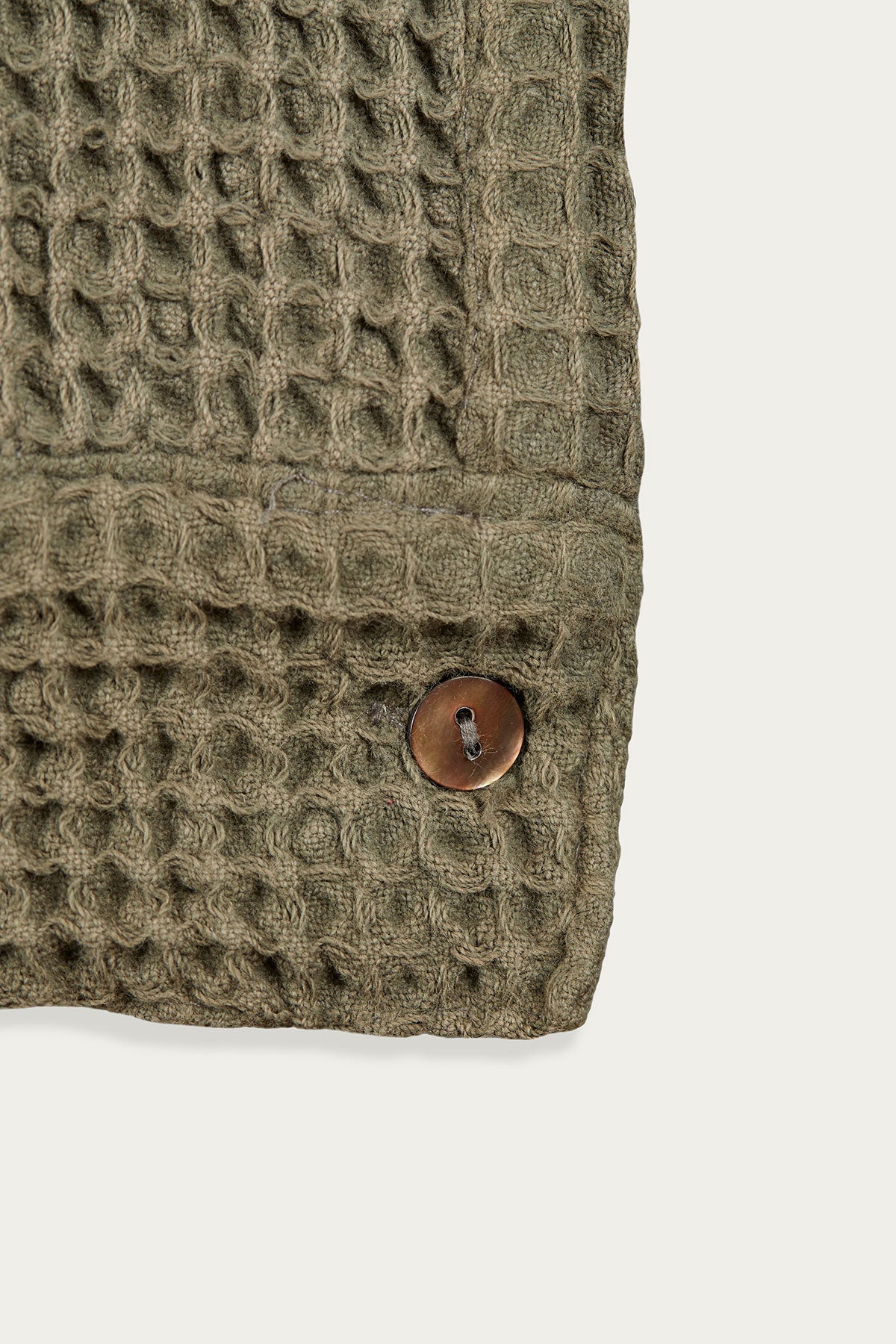 AGAVE - DÜĞMELİ WAFFLE GÖMLEK