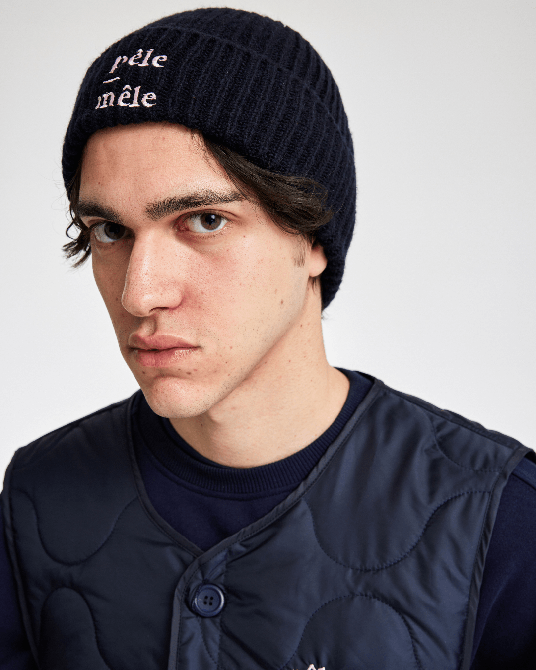 Pele-Mele Logo Embroidered Beanie