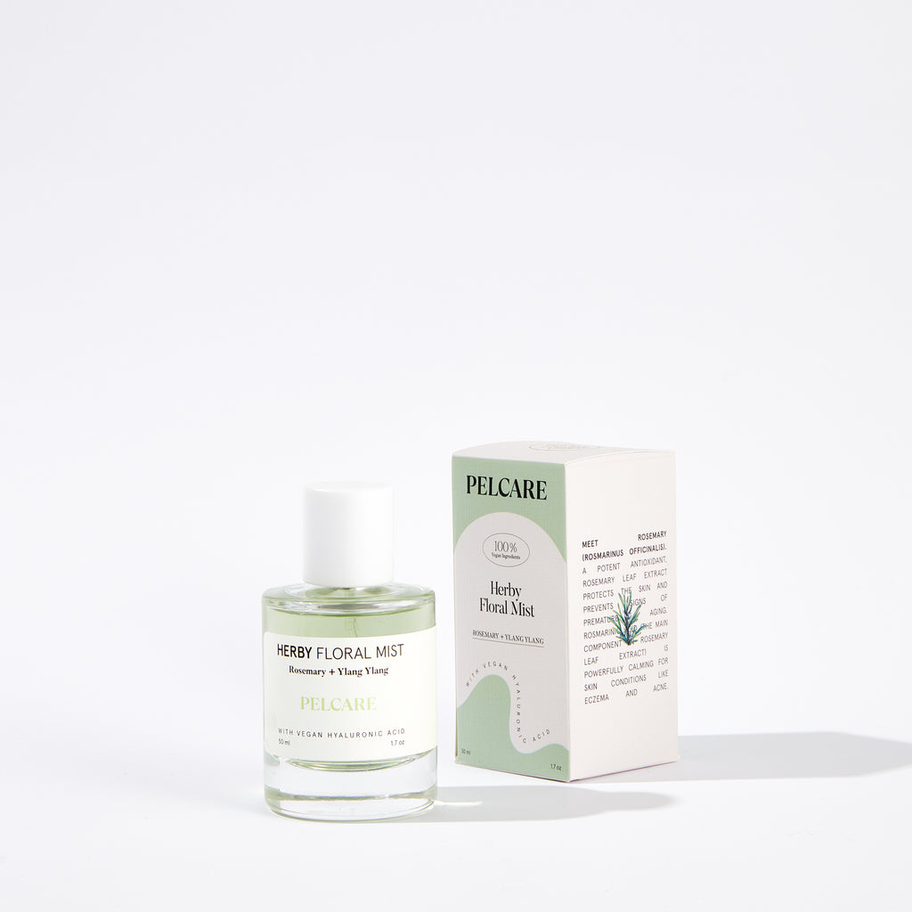 HERBY FLORAL MIST WITH ROSEMARY + YLANG YLANG HYDROSOL