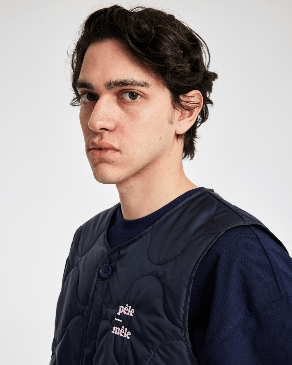 Pelé-Mêle Logo Embroidered Quilted Vest