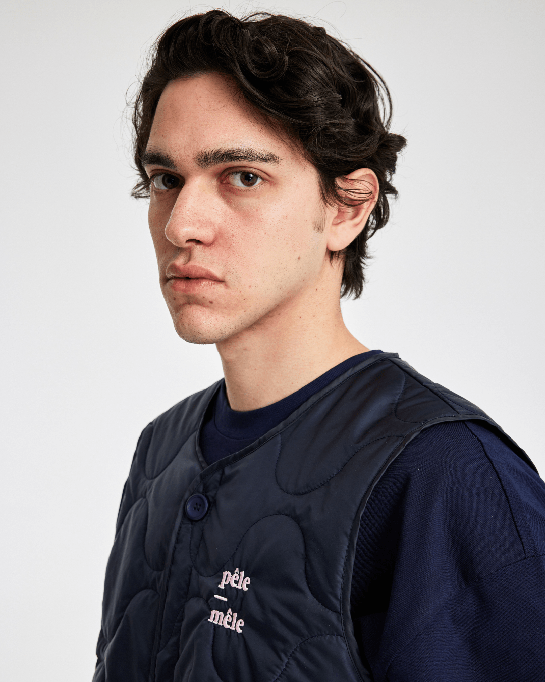 Pelé-Mêle Logo Embroidered Quilted Vest