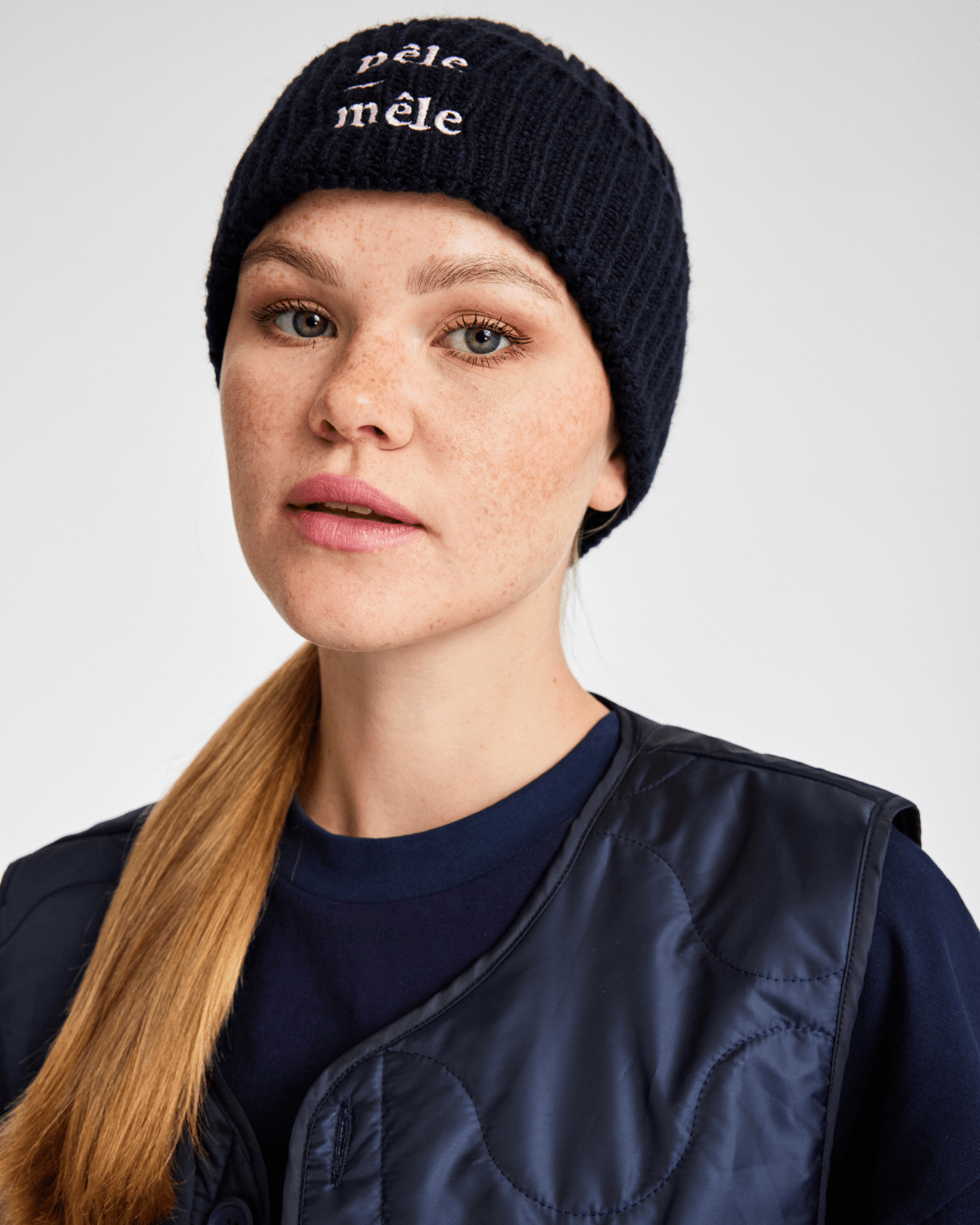 Pele-Mele Logo Embroidered Beanie