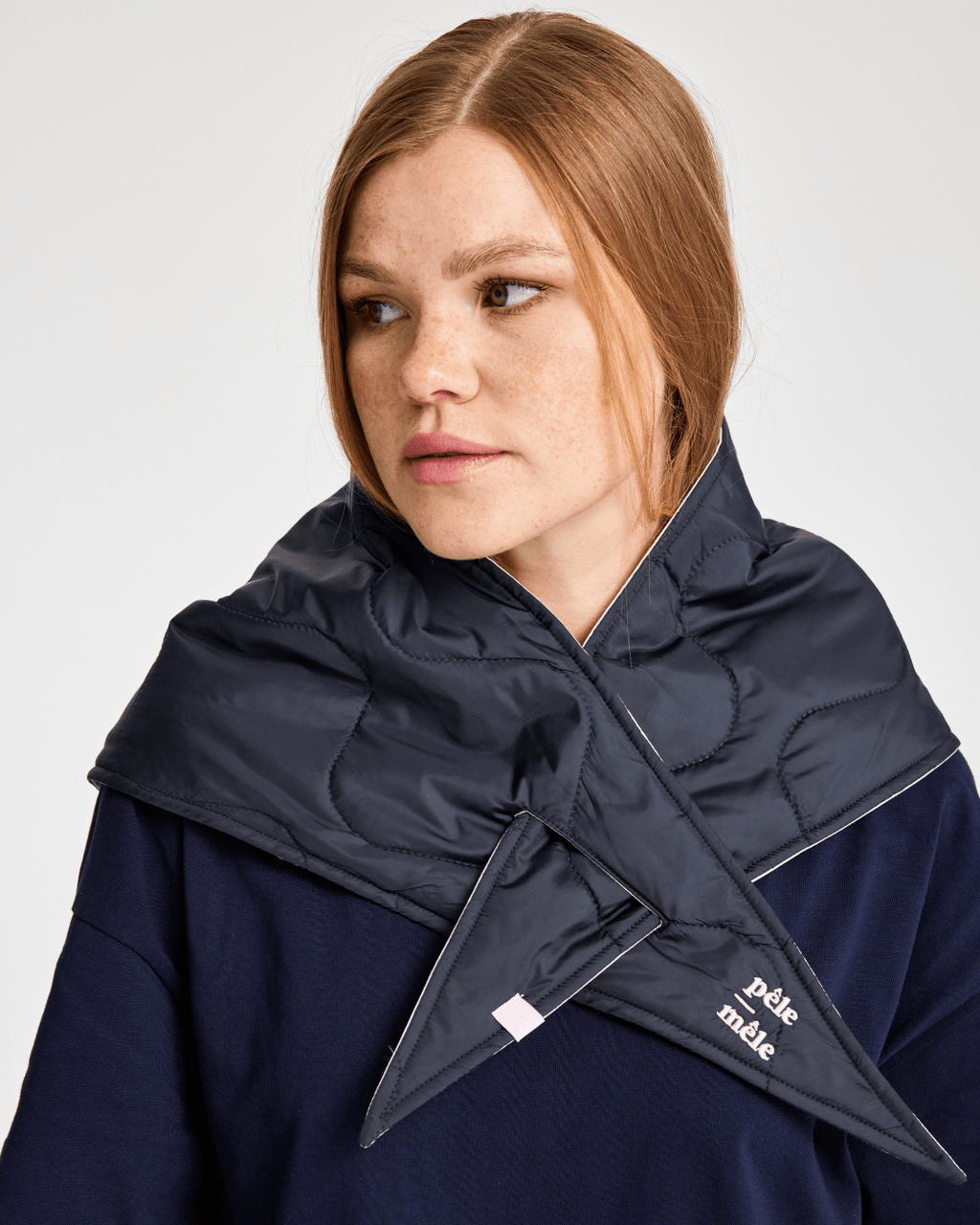 Pêle-Mêle Double-Sided Quilted Stole
