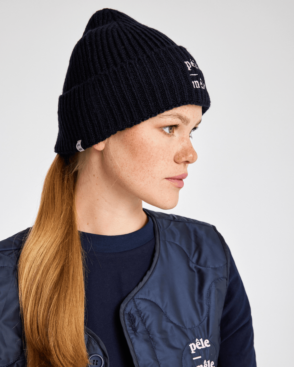 Pele-Mele Logo Embroidered Beanie