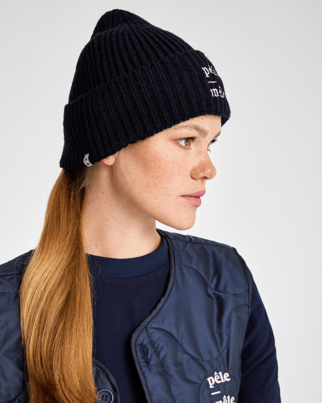 Pele-Mele Logo Embroidered Beanie