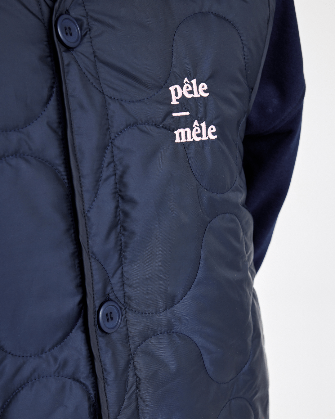Pelé-Mêle Logo Embroidered Quilted Vest