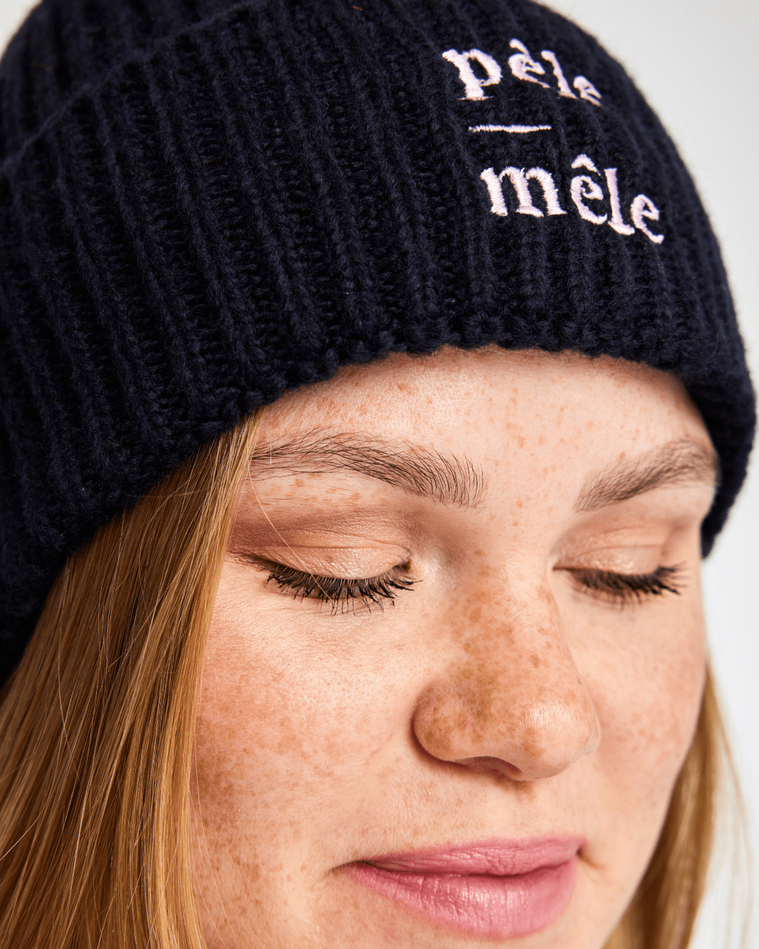 Pele-Mele Logo Embroidered Beanie