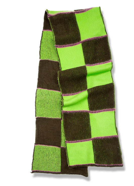 SQUARES Knitted Scarf