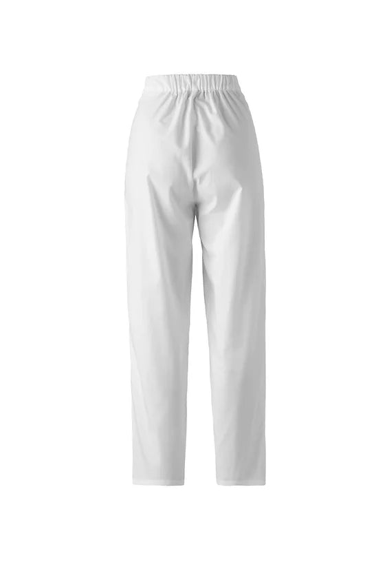 White Cotton Trousers