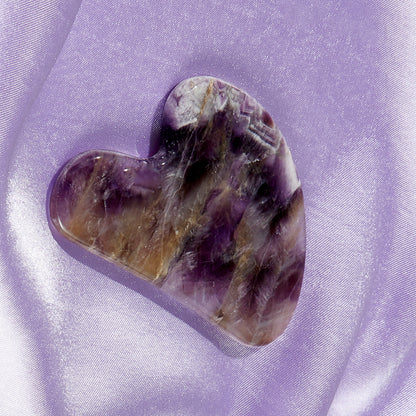 AMETHYST HEART - GUA SHA