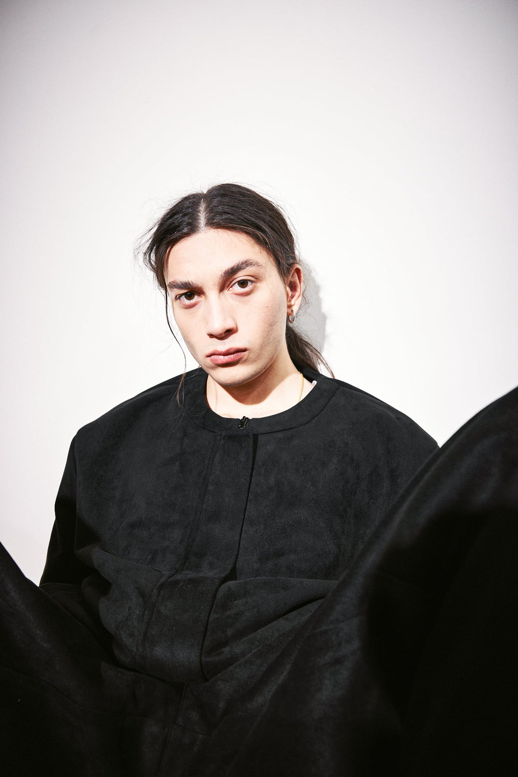 Dökümlü Scuba Süet Bomber Jacket