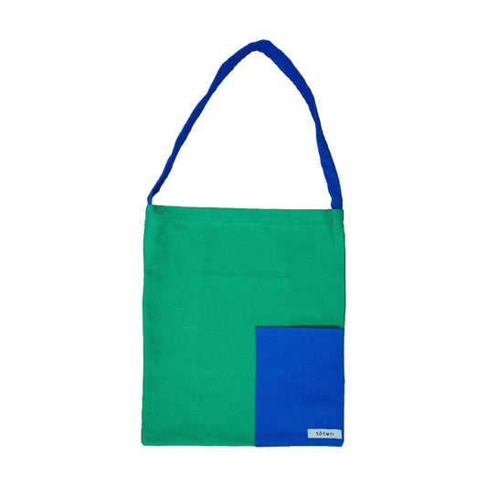 Yeşil/Mavi Totebag
