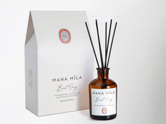 Mana Mila Room Fragrance - Bird Song Mandarin Vanilla 300 Ml