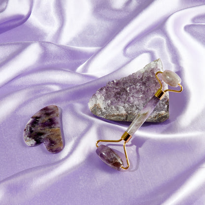 AMETHYST HEART - GUA SHA