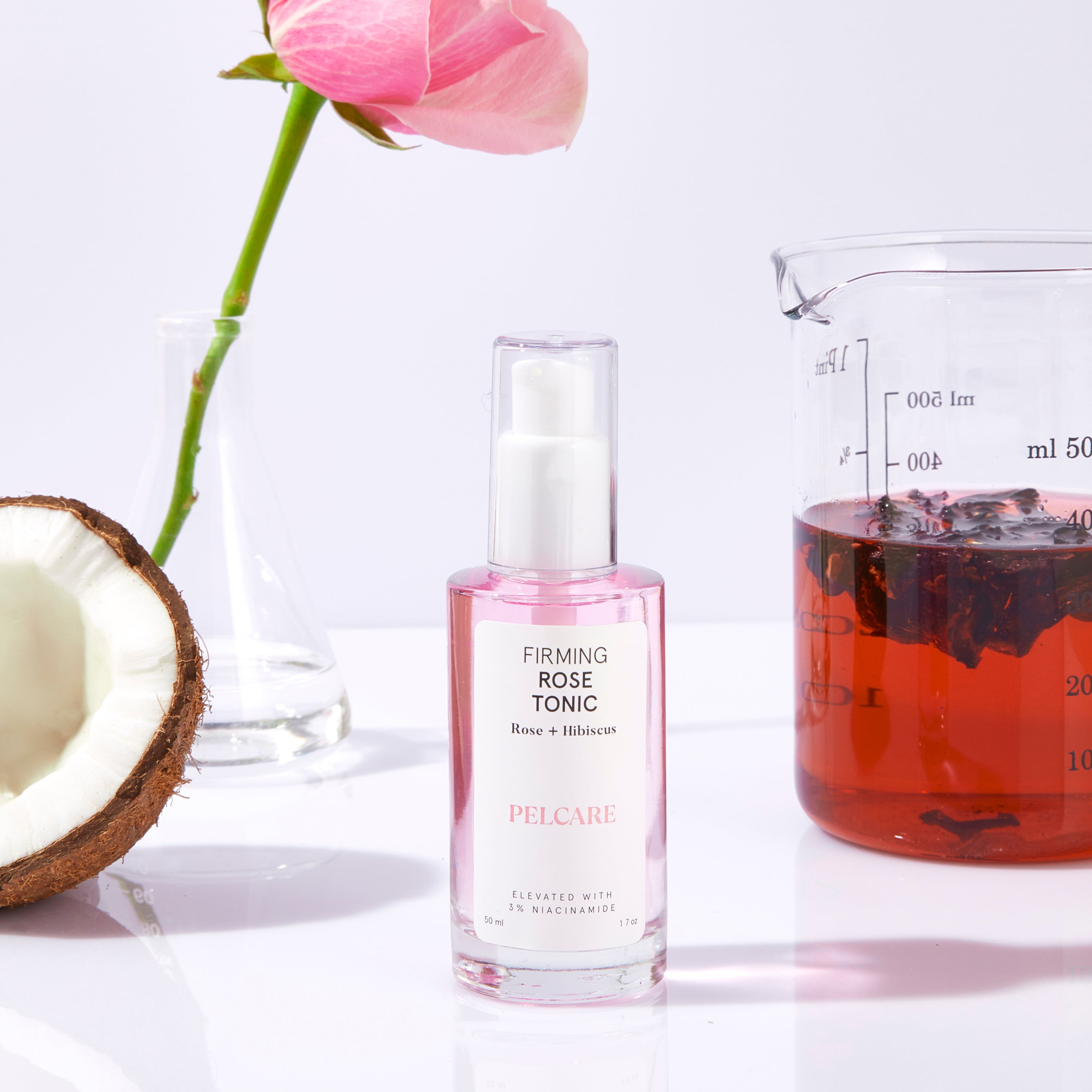 FIRMING ROSE TONIC - ANTI-PORE TONIC WITH ROSE WATER + NIACINAMIDE