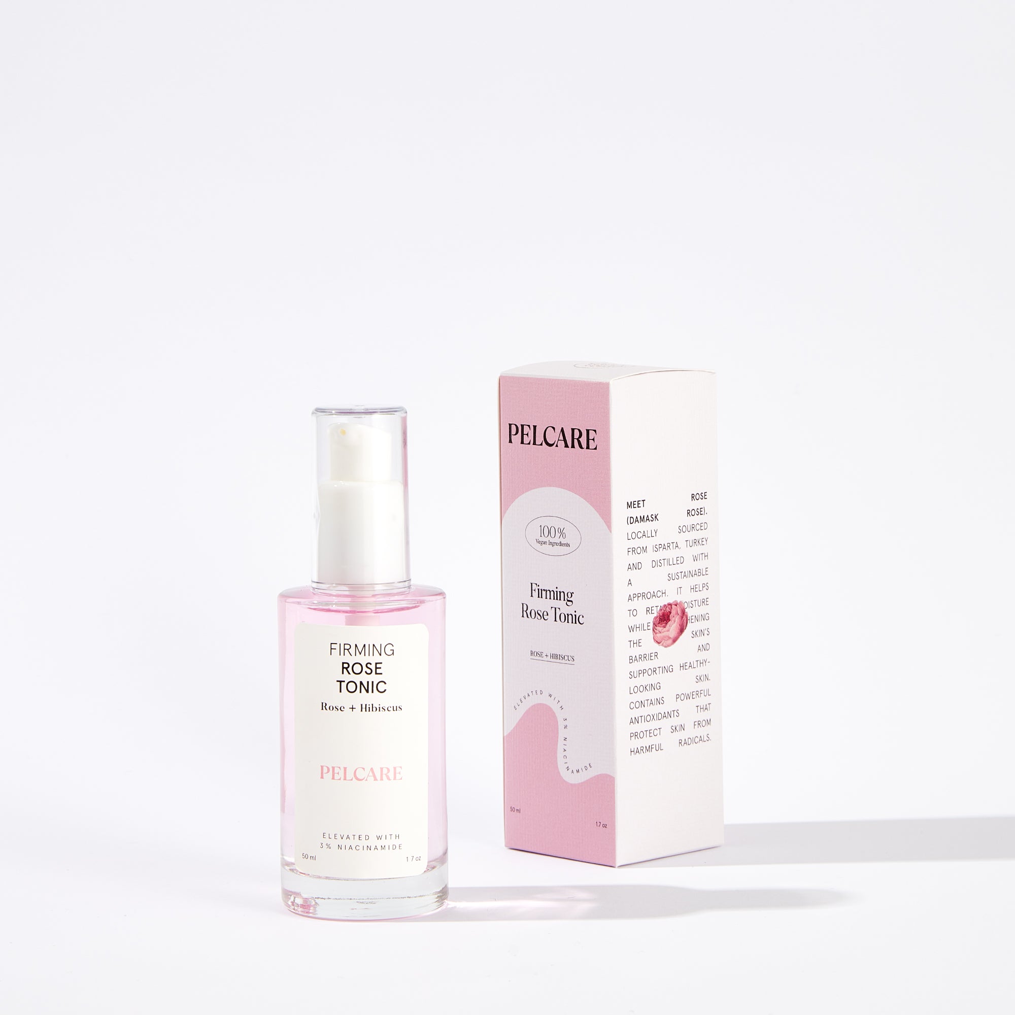 FIRMING ROSE TONIC - ANTI-PORE TONIC WITH ROSE WATER + NIACINAMIDE