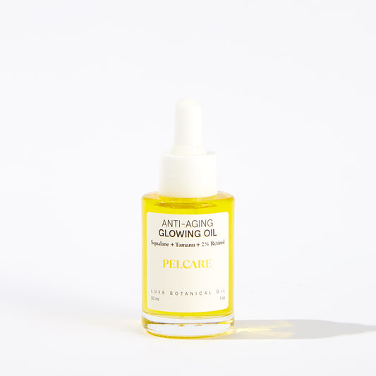 ANTI-AGING GLOWING OIL - ANTI-WRINKLE BOTANICAL BLEND CONTAINING RETINOL