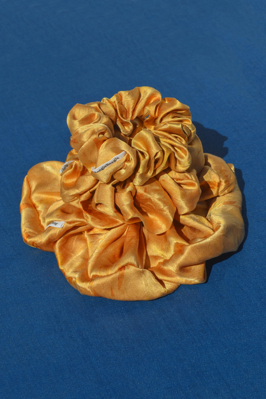 Gold Lover Joyful Silk Scrunchie