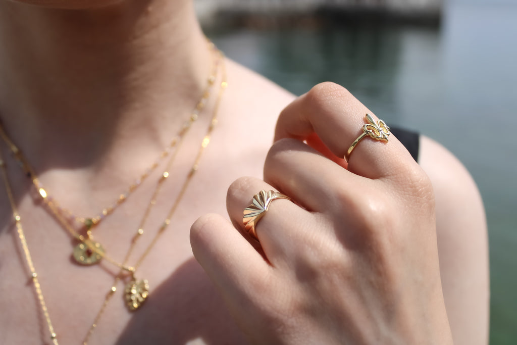 District | Byzantine Lily Ring