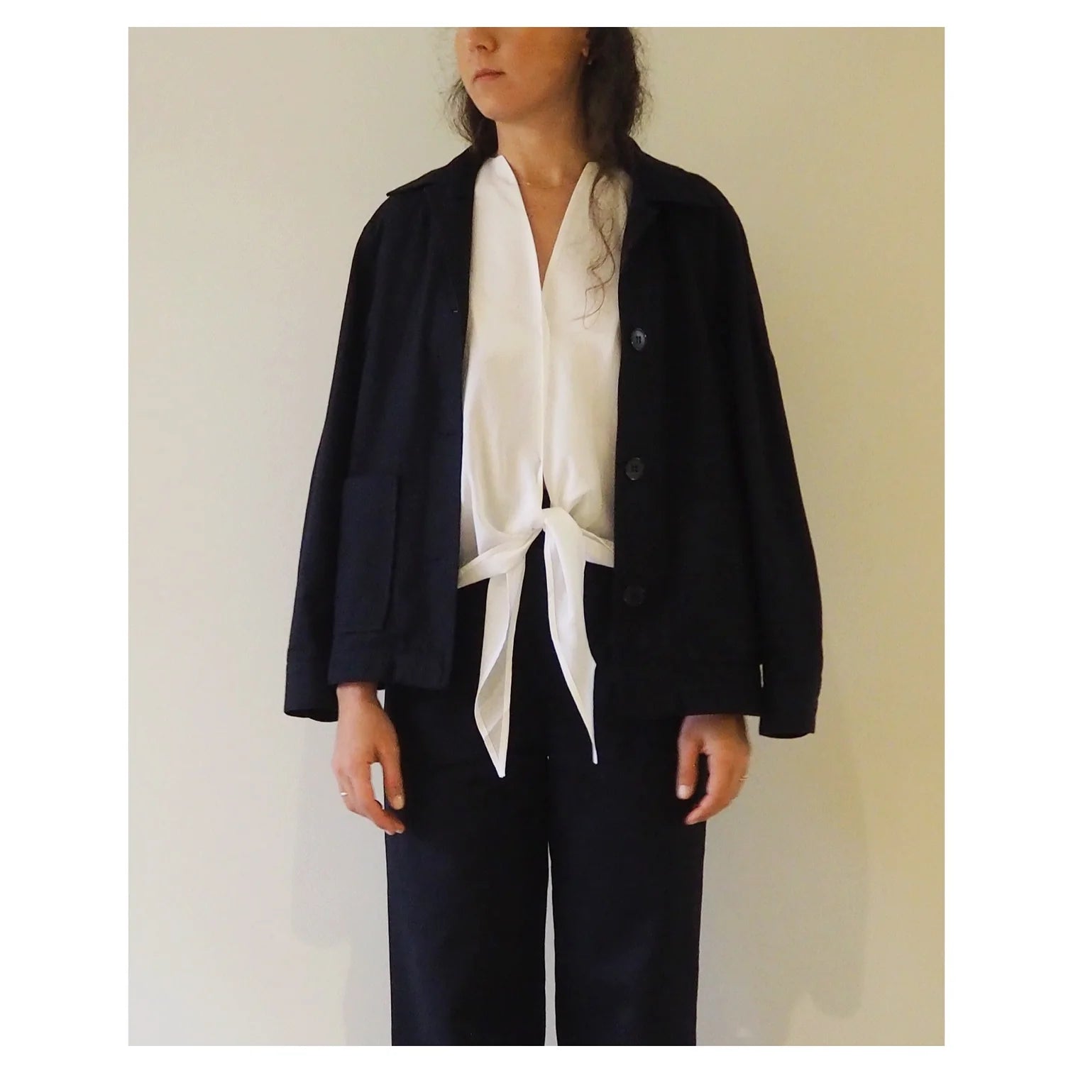 Jo Lacivert Pantolon