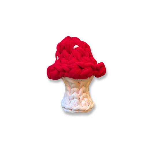 Mushroom Handmade Cat + Dog Toy