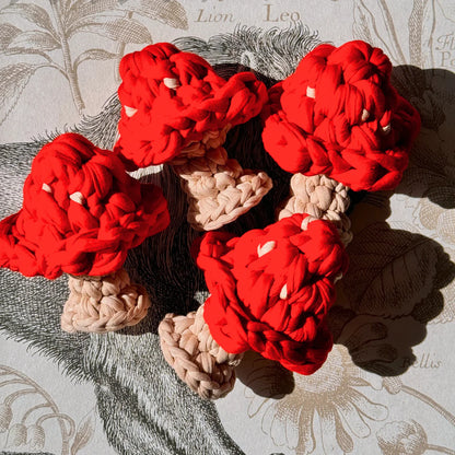 Mushroom Handmade Cat + Dog Toy