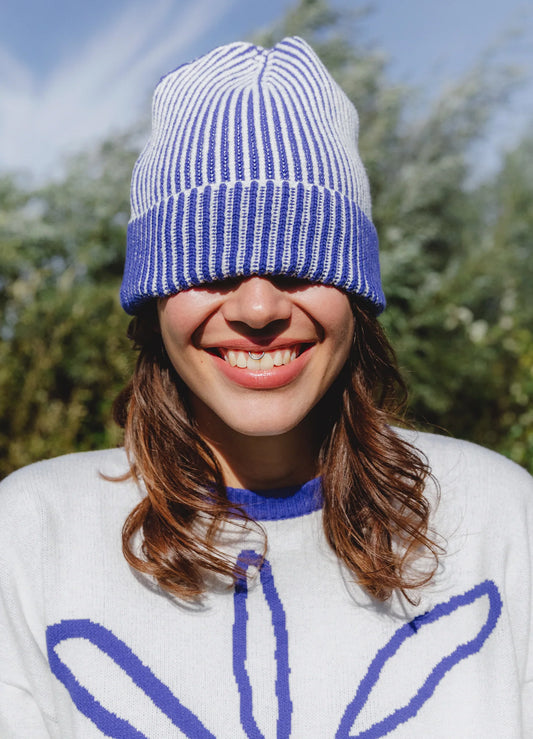 LOVES ME NOT Cotton Knitted Beanie