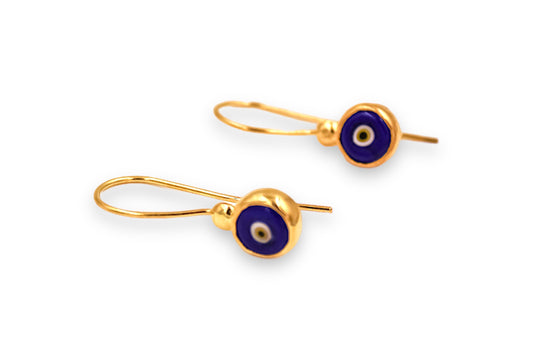 Marine | Levantine Evil Eye Bead Earring