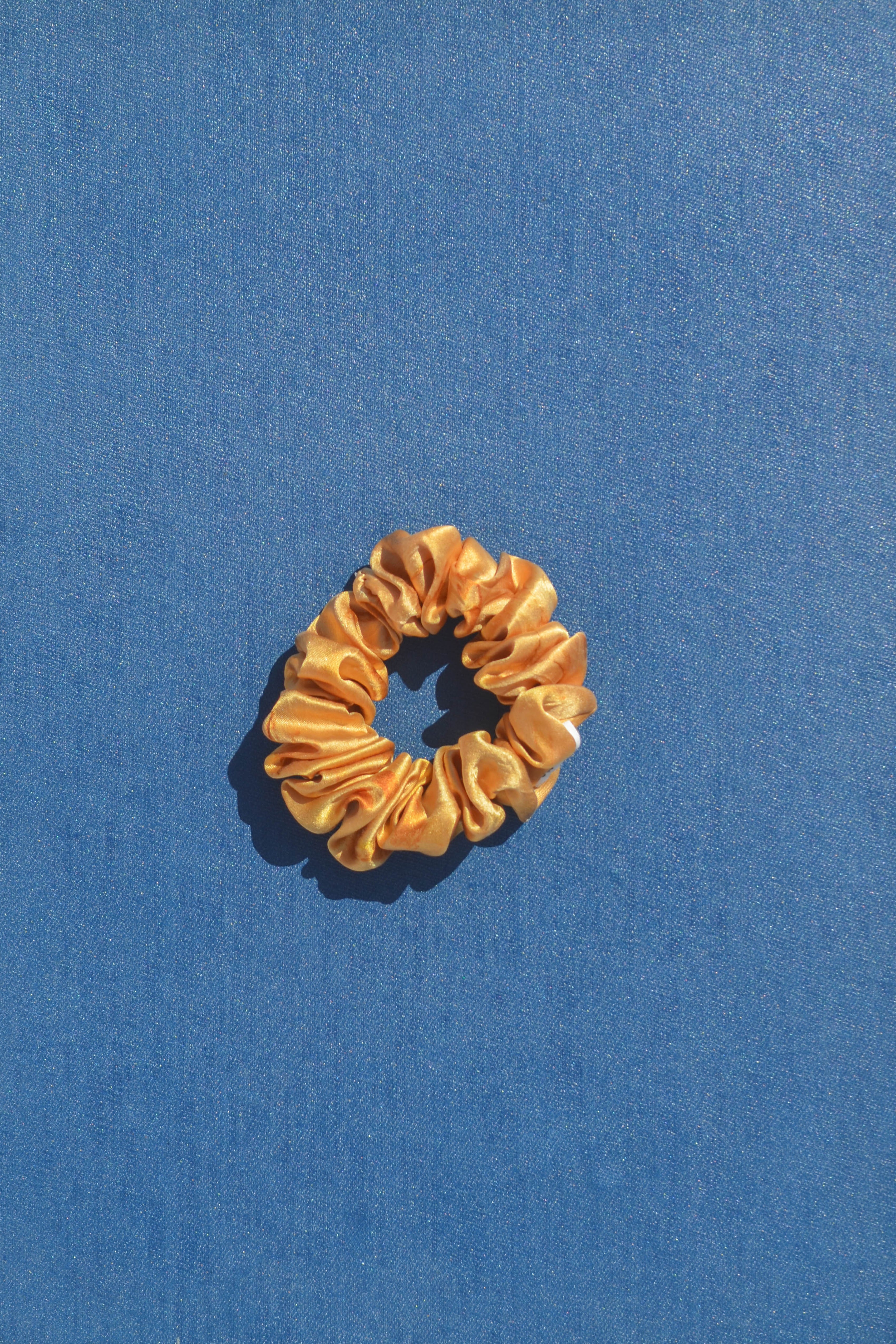 Gold Lover Joyful Silk Scrunchie