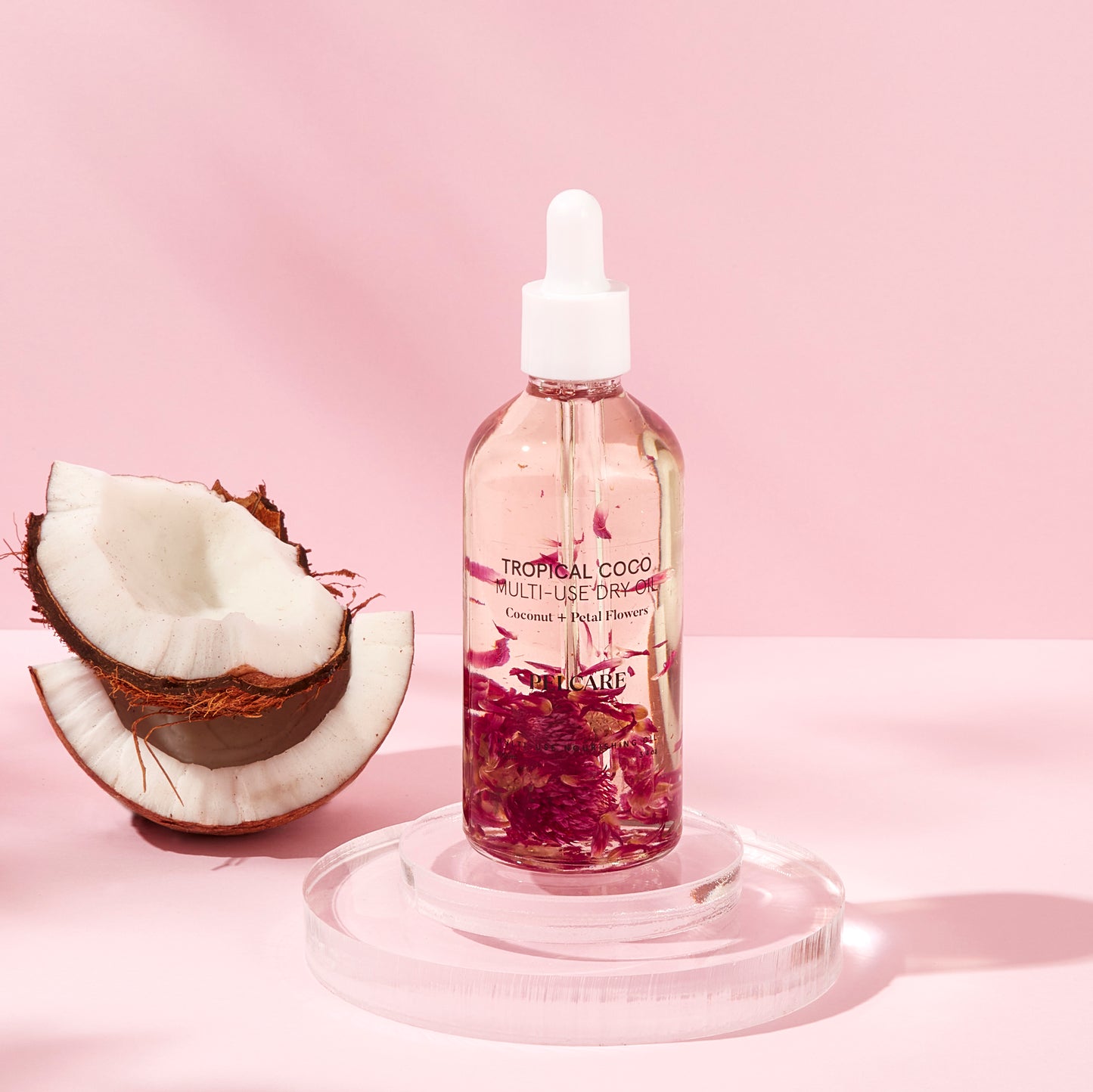 TROPICAL COCO MULTI - USE DRY OIL + MULTI-PURPOSE DRY OIL WITH COCONUT 