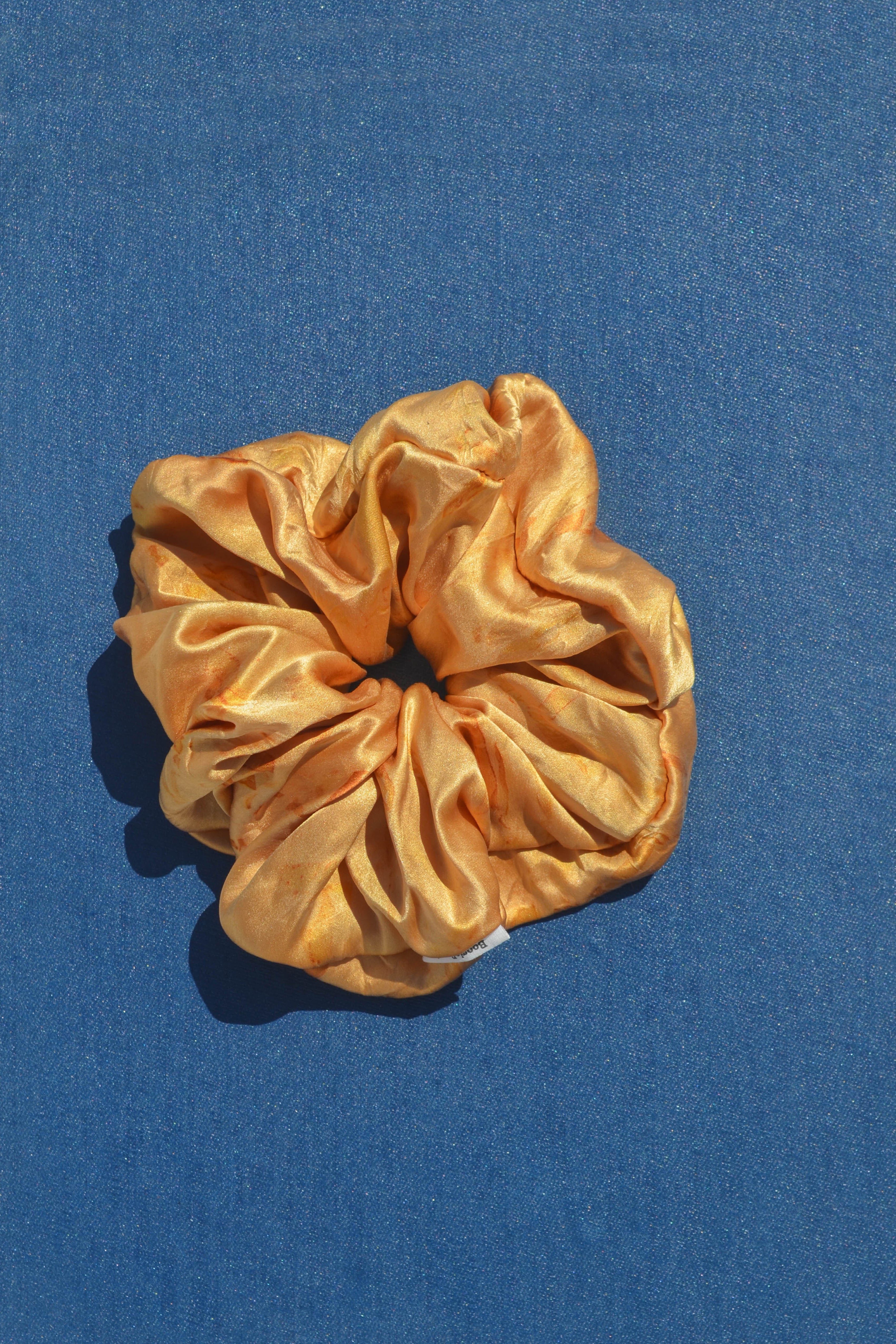 Gold Lover Joyful Silk Scrunchie