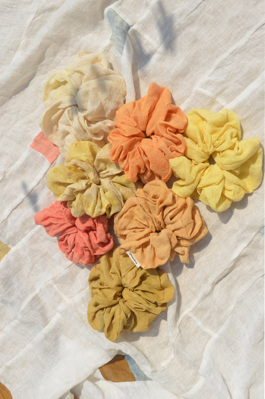 XL Linen Scrunchies