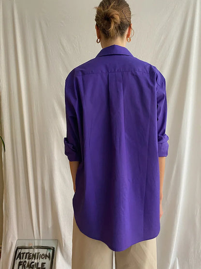 Purple Cotton Shirt