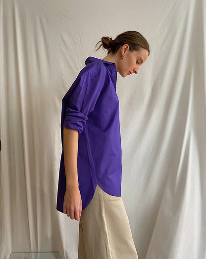 Purple Cotton Shirt