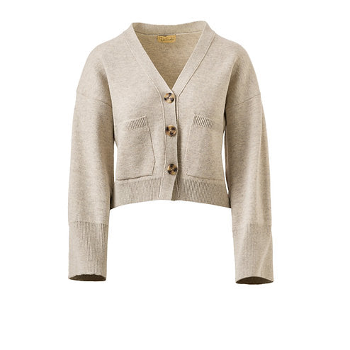 Beige Knitwear Cardigan