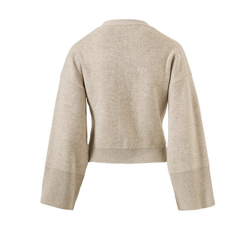 Beige Knitwear Cardigan