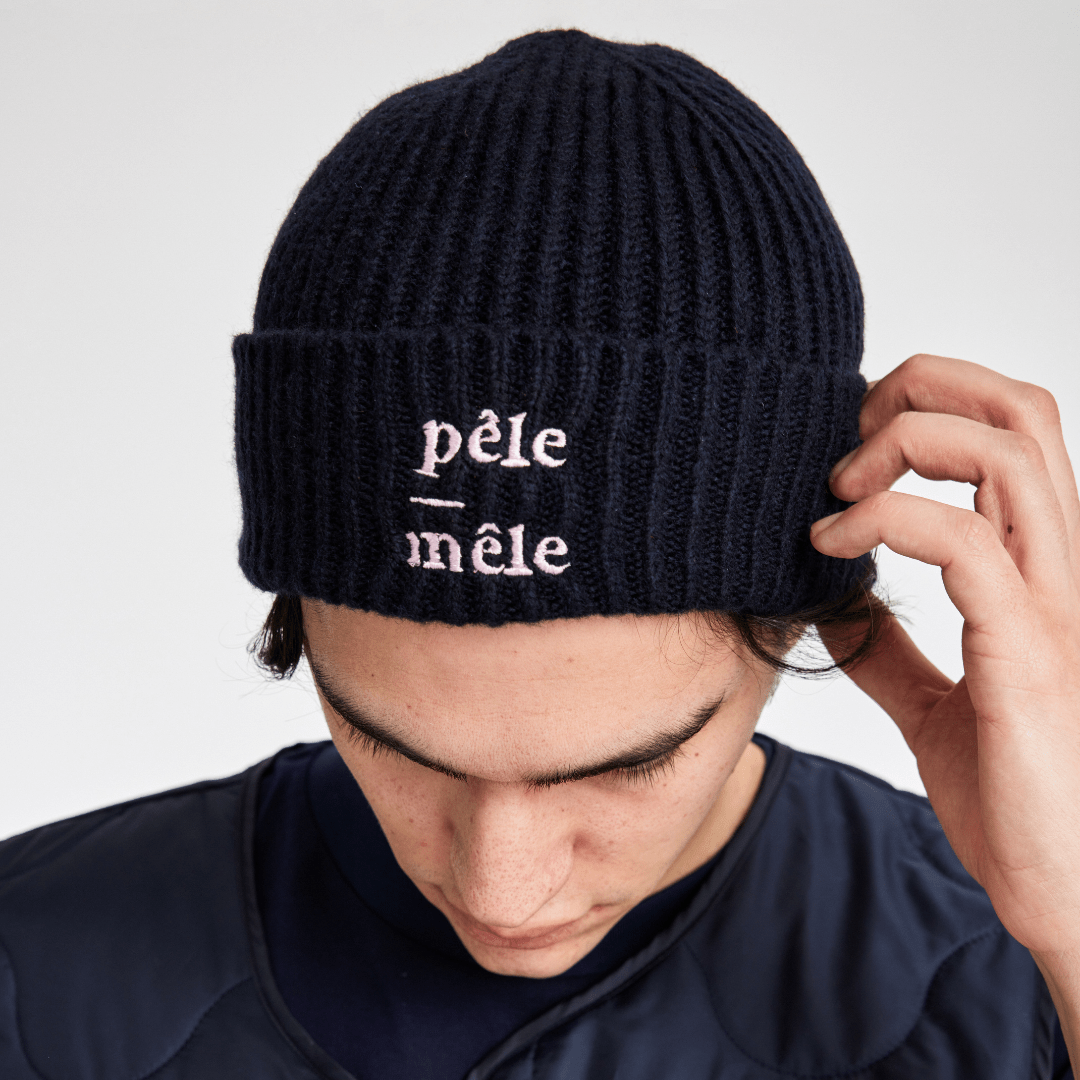 Pele-Mele Logo Embroidered Beanie